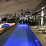 Vista Noturna Piscina