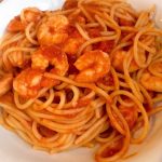 O Spaghetti ao camarão (não é do cardápio)
